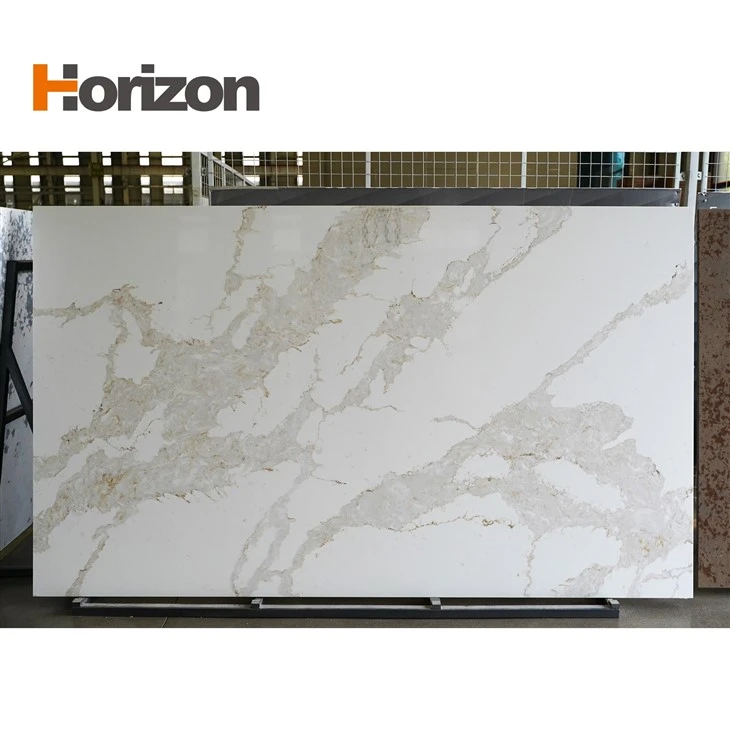 Wholesale Quartz Stone Calacatta Synthetic Translucent Quartz Slab Wholesale Quartz Stone Calacatta Synthetic Translucent Quartz Slab
